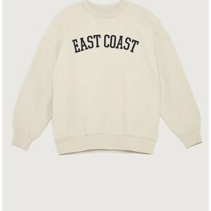NWT Oak + Fort East Coast Oversized Sweater - Size Small